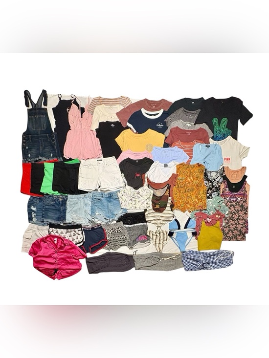 Custom Variety Pack Other - bundle of 53 women’s summer clothes size XS, tops, bottoms, swimsuits